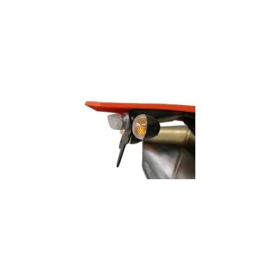R&G RACING Support de plaque d&acute;immatriculation  noir KTM 690 SMCR 12-