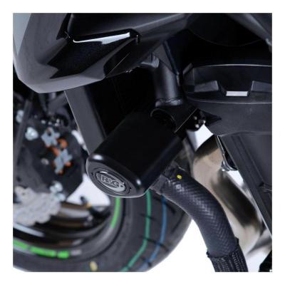 R&G RACING Tampons de protection  Aero noir Kawasaki Z650 17-18