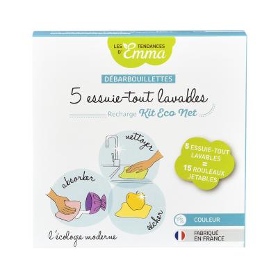 LES TENDANCES D EMMA Les Tendances d'Emma - Recharge 5 d&eacute;barbouillettes - bambou couleur