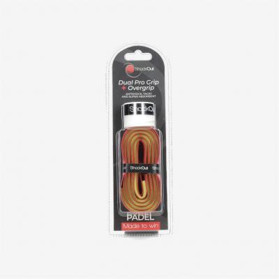 SHOCKOUT Grip + Overgrip  - Rouge - Surgrip padel taille UNICA