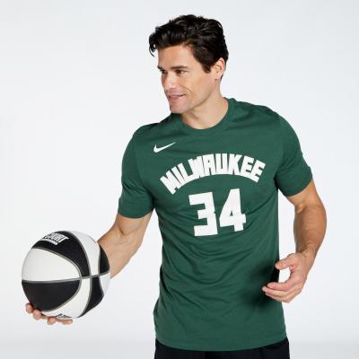 NIKE Maillot homme Milwaukee Bucks 2023-2024 . Couleur: Vert