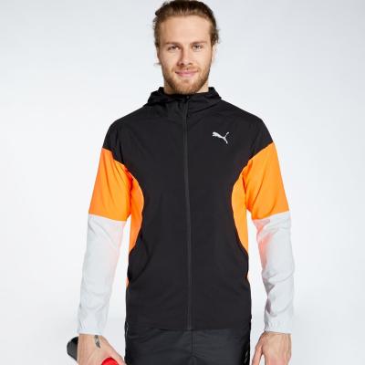 PUMA  Veste Running Run Lightweight - Noir/orange, pointure Medium