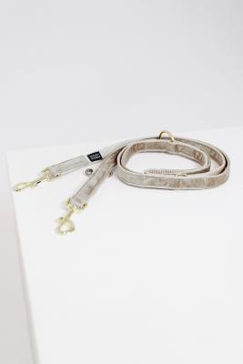 KENTUCKY DOGWEAR Kentucky Horsewear Velvet laisse pour chien, 200cm Beige 2M unisex