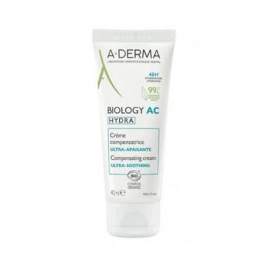 A DERMA A-DERMA Biology Ac Hydra Cr&egrave;me Compensatrice Ultra Apaisante 40 ml