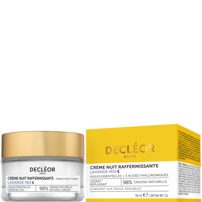 DECLEOR Decl&eacute;or Lavande Iris Cr&egrave;me de Nuit Raffermissante - Pot 50 ml