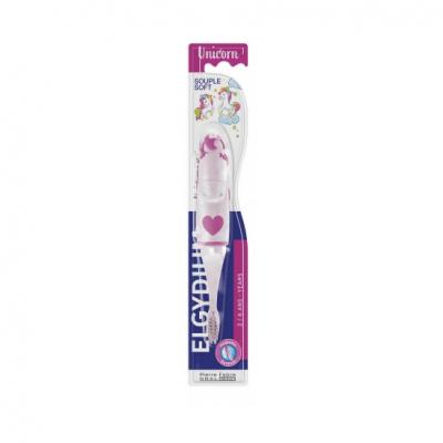 ELGYDIUM  Kids brosse &agrave; dents enfant 2-6 ans Licorne