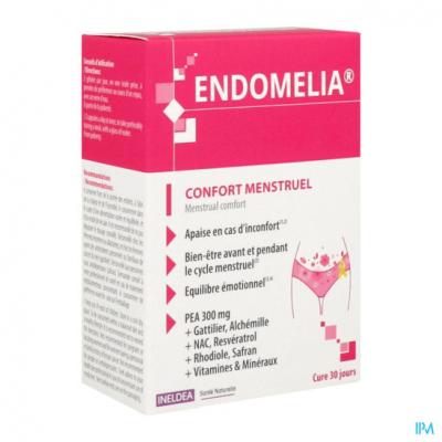 INELDEA  SANTE NATURELLE Endomelia Confort Menstruel - 60 g&eacute;lules