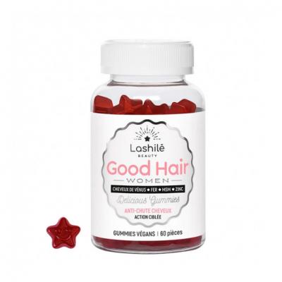 LASHILE BEAUTY Lashil&eacute; Beauty Women Anti-Chute Cheveux 60 Gummies V&eacute;gans