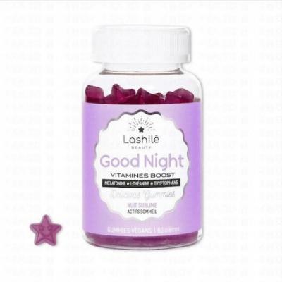 LASHILE Lashil&eacute; Beauty Good Night 30 Jrs (Sans Sucres) - Pot 60 gommes