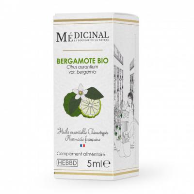 MEDIPRIX  Medicinal Huile Essentielle Bergamote Bio 5ml