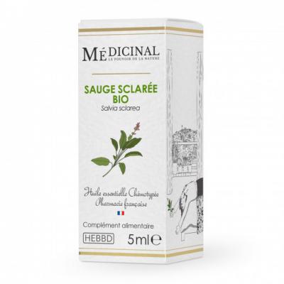 MEDIPRIX  Medicinal Huile Essentielle Sauge Scar&eacute;e Bio 5ml