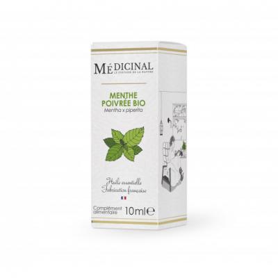 MEDIPRIX  Medicinal Huile Essentielle Bio Menthe Poivr&eacute;e 10ml