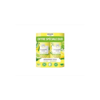 WELEDA  D&eacute;odorant Stick Citrus Bergamot 2x50 Grammes