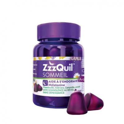 ZZZQUIL  Sommeil 60 Gommes Arome Fruits des Bois
