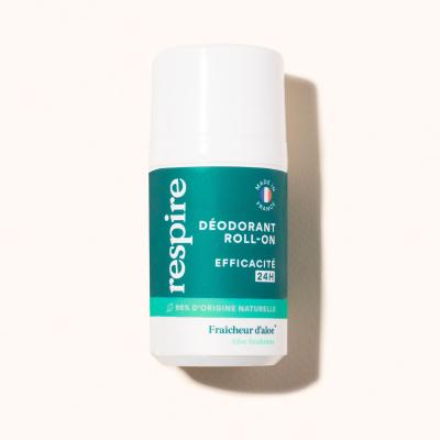 RESPIRE  D&eacute;odorant Roll-On Fra&icirc;cheur d'Aloe 50 ml - Flacon-Bille 50 ml