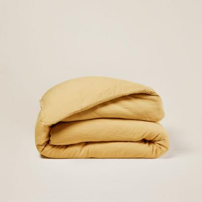 MADURA Housse de couette LOU jaune paille - JAUNE 