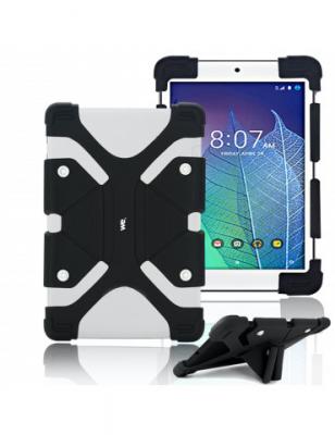 WE  Connect Etui de protection en Silicone pour Tablettes 9/10 po Noir