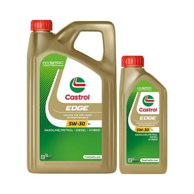 CASTROL Huile Moteur  Edge Titanium 5w30 Ll Essence Et Diesel 5 L + 1 L
