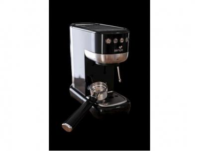 SENYA  Machine &agrave; expresso noire Tasty Coffee