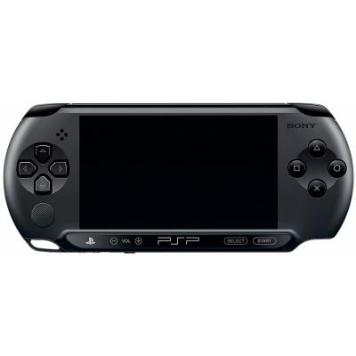 Sony PSP E1000 - Console de jeu portable - noir charbon