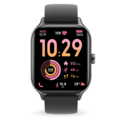 ICE WATCH Montre connect&eacute;e Mixte Ice-Watch - 25277 ICE fit RT 3.0 - Black - 1.75 - GPS - 36mm