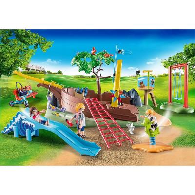Playmobil Adventure Park With Shipwrecked Boat Multicolore