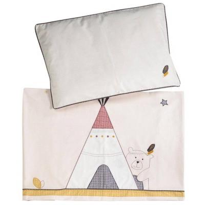 SAUTHON Housse de couette et taie d'oreiller enfant timouki 