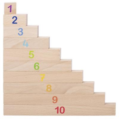 GOKI R&eacute;glette de calcul en bois 36 &eacute;l&eacute;ments
