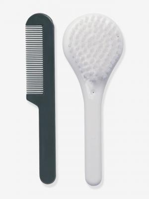  Coffret Brosse + Peigne - Blanc Neige