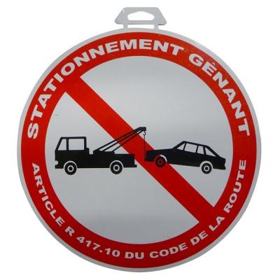VISO 1 Disque Stationnement G&eacute;nant &Oslash; 28 Cm En Pvc Autocollant