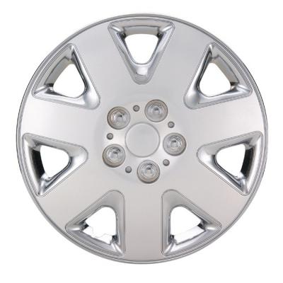 NORAUTO 4 Enjoliveurs Gris  Draft 15 Pouces