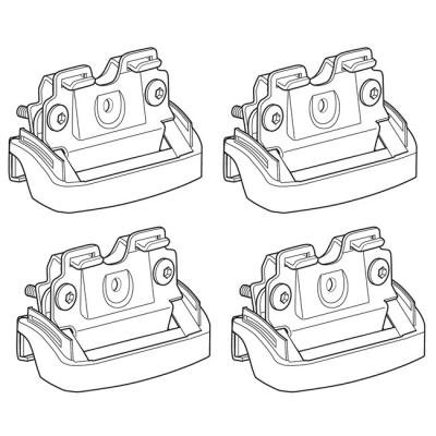 NORAUTO 4 Pattes De Fixation  15