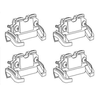 THULE 4 Pattes De Fixation  4027