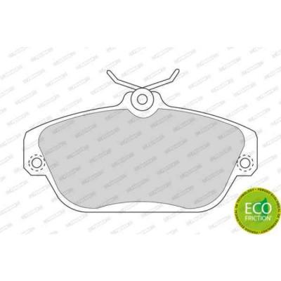 FERODO Jeu de 4 plaquettes de frein  FDB1024