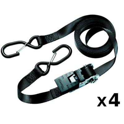 MASTER LOCK  MLK3056E Sangle d'Arrimage avec Crochets et Cliquet
