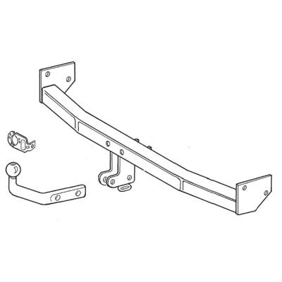 BRINK  485300 Attelage Attache Remorque, Crochet Attelage, Dispositif d'attelage 75 1600 