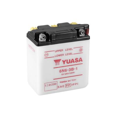 YUASA Batterie  pour Moto Yamaha 125 DT 1978 &agrave;  1979 6N6-3B-1 / 6V 6Ah