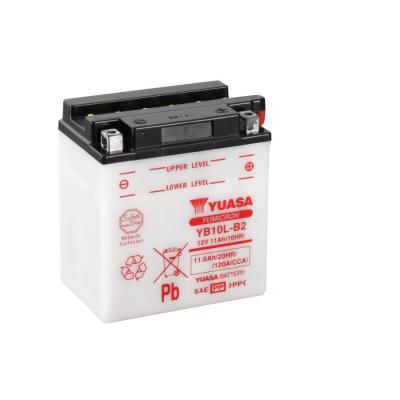YUASA Batterie 12v 11 ah yb10l-b2 yumicron avec entretien (lg135xl90xh145)