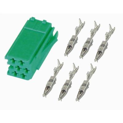 PHONOCAR Connecteur Mini-iso Vert 