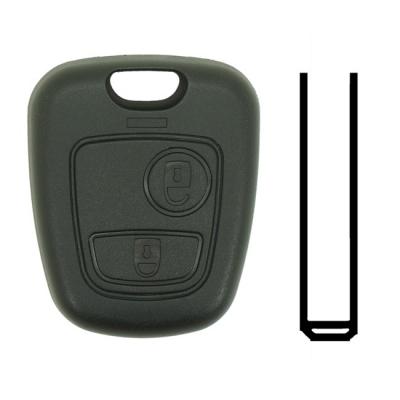 NEORIV Coque de cl&eacute; compatible PSA 2 boutons 