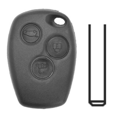 NEORIV Coque de cl&eacute; compatible Renault 3 boutons 