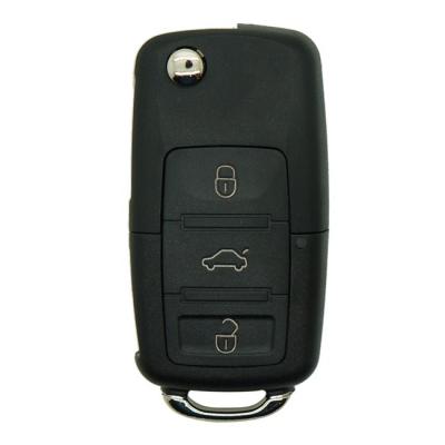 NEORIV Coque de cl&eacute; + lame compatible Volkswagen 3 boutons