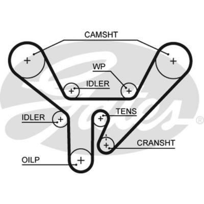 GATES Courroie crant&eacute;e PowerGrip&reg; 5518XS 