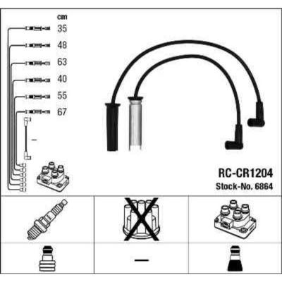 NGK  Fils de bougies / Faisceau d'allumage 6864