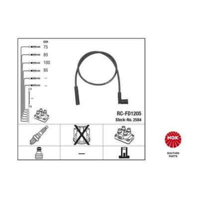 NGK  Fils de bougies / Faisceau d'allumage 2584