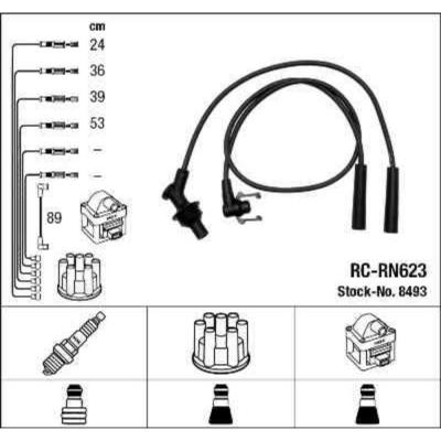 NGK  Fils de bougies / Faisceau d'allumage 8493 RENAULT LAGUNA