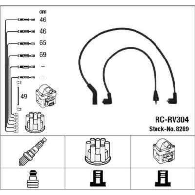 NGK  Fils de bougies / Faisceau d'allumage 8269 HONDA PRELUDE