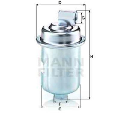 MANN FILTER Filtre a  carburant MANN-FILTER WK 614/44 (X1)