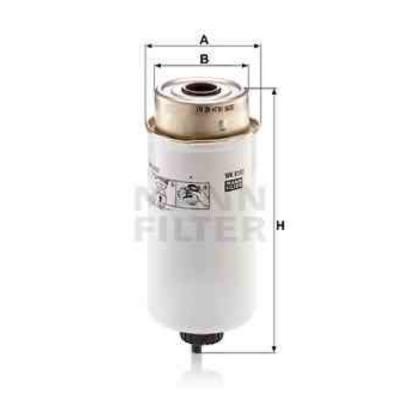 MANN FILTER Filtre a  carburant MANN-FILTER WK 8163 (X1)