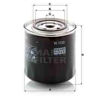 MANN FILTER Filtre a  huile MANN-FILTER W 1130 (X1)